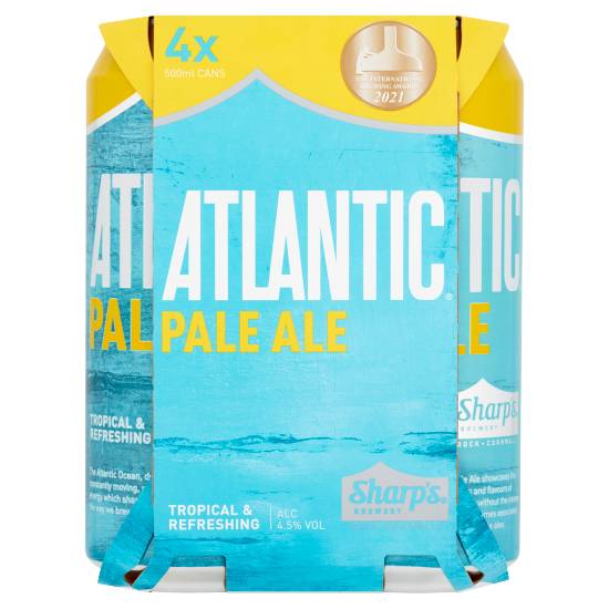 Sharp's Brewery Atlantic Pale Ale Beer (4 x 500ml)