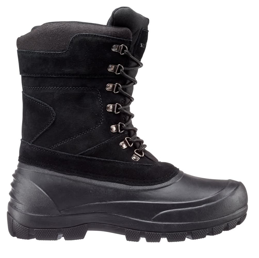 Northeast Outfitters Men's Pac Winter Boots (Black, 8.0)