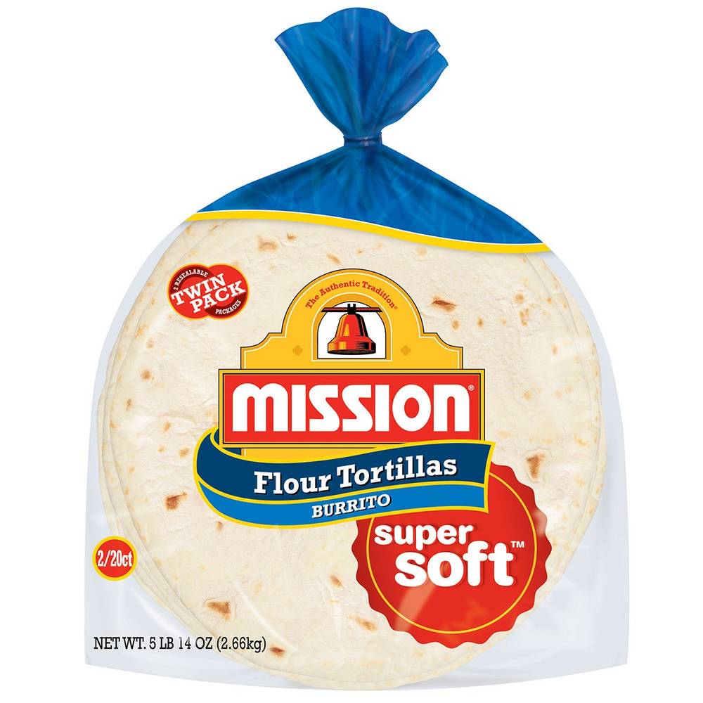 Mission 10" Flour Tortillas, 40-count