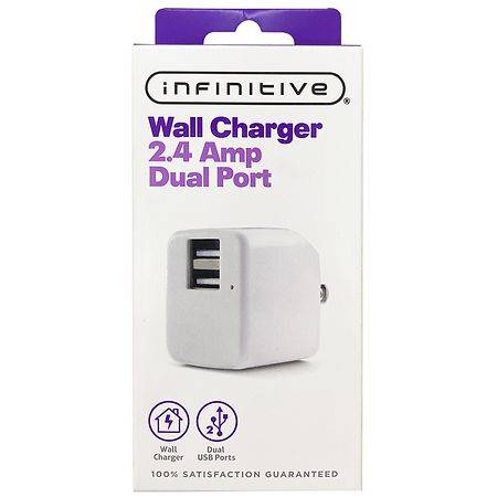 Infinitive Dual Port Wall Charger