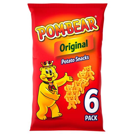 Pom Bear Original Multipack Crisps 6pk