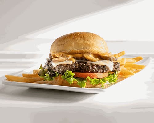 Mushroom & Swiss Burger