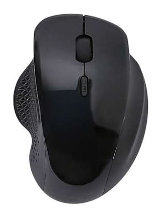 Bytech® Ergonomic Wireless Mouse Black