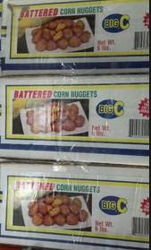 Frozen Big C - Battered Corn Nuggets - 6 lb Box (1 Unit per Case)