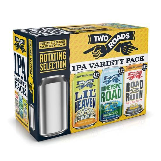 Two Roads Brewing Co. Ipa Beer Variety pack (12 x 12 fl oz)