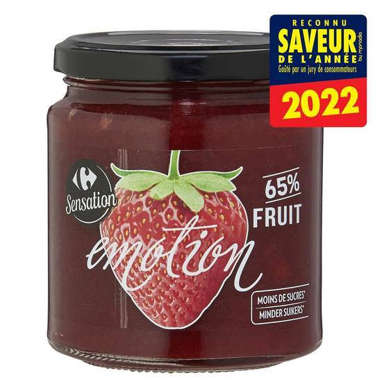 Carrefour Sensation - Confiture de fruit (fraise)