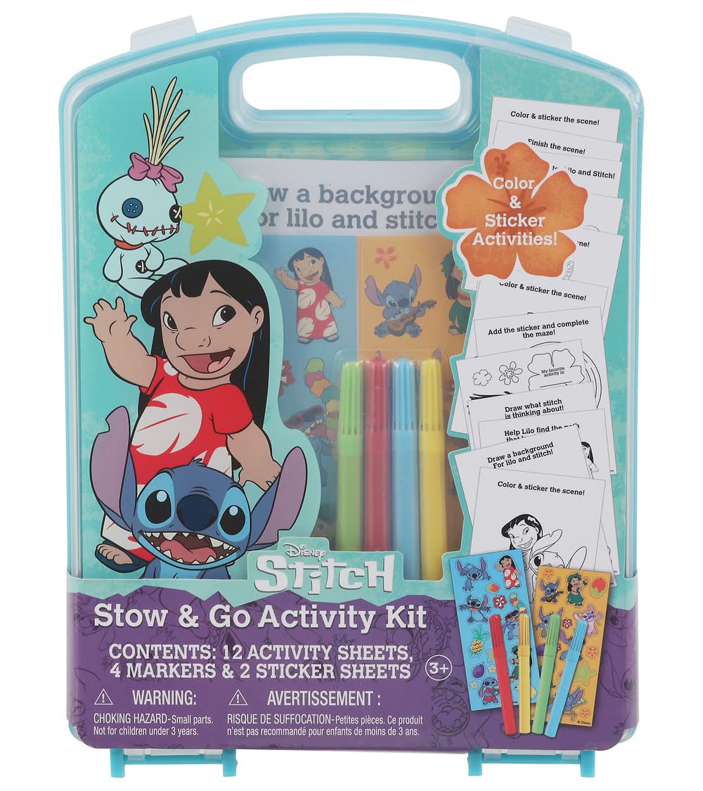 Disney Stitch Stow & Go Activity Kit (18 ct)