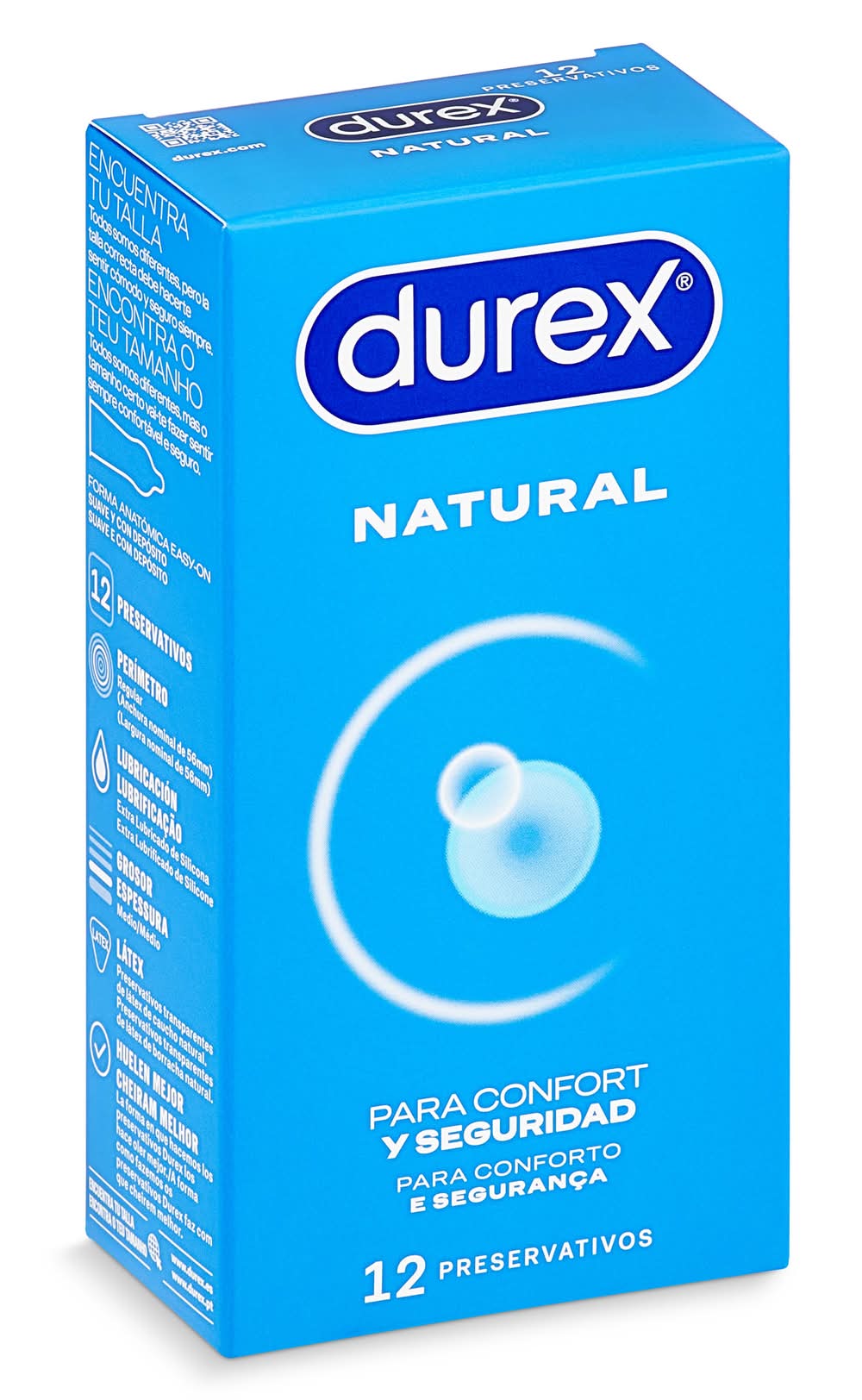 Preservativos Natural Comfort Durex Caja 12 Unidades