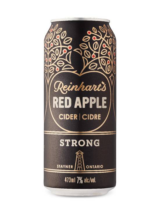 Reinhart's Red Apple Strong Cider (473 ml)