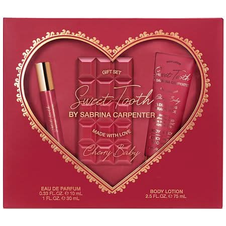 Sober Carpenter Sweet Tooth Eau De Parfum & Lotion Gift Set, Cherry Baby (3.83 fl oz, 3 ct)