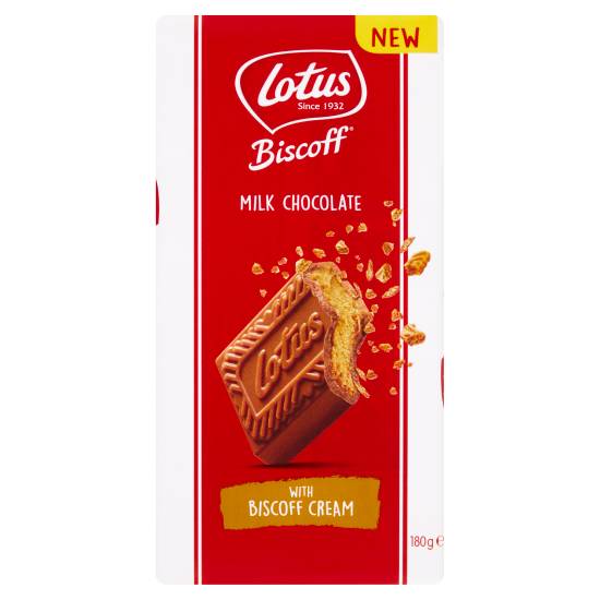 Lotus Biscoff Mlk Choc Cream Tablet 180g