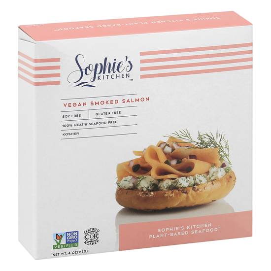 Sophie's Kitchen Soy & Gluten Free Vegan Smoked Salmon