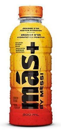 Más+ by Messi Hydration Drink, Orange (500 ml)