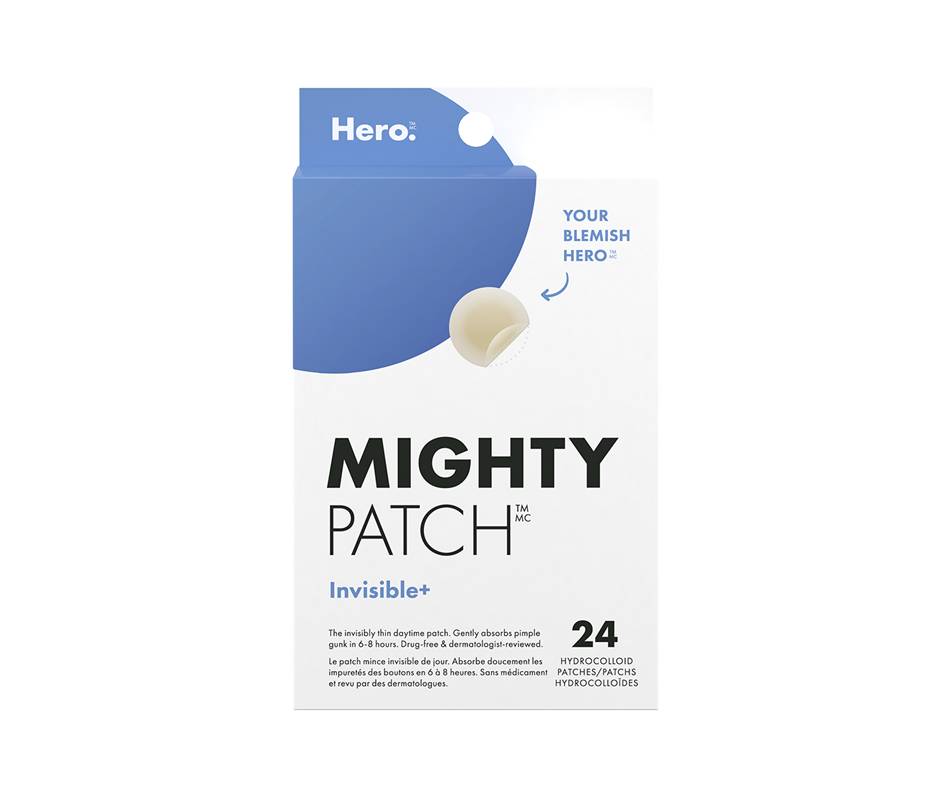 Hero cosmetics mighty patch patchs hydrocolloïdes invisible+ (24 unités)