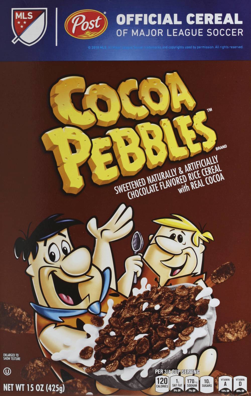 Cocoa Pebbles Cocoa Sweetened Rice Cereal (15 oz)