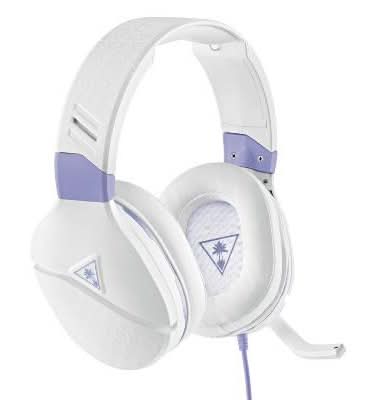 Turtle Beach Recon Spark Wired Gaming Headset, White-Purple