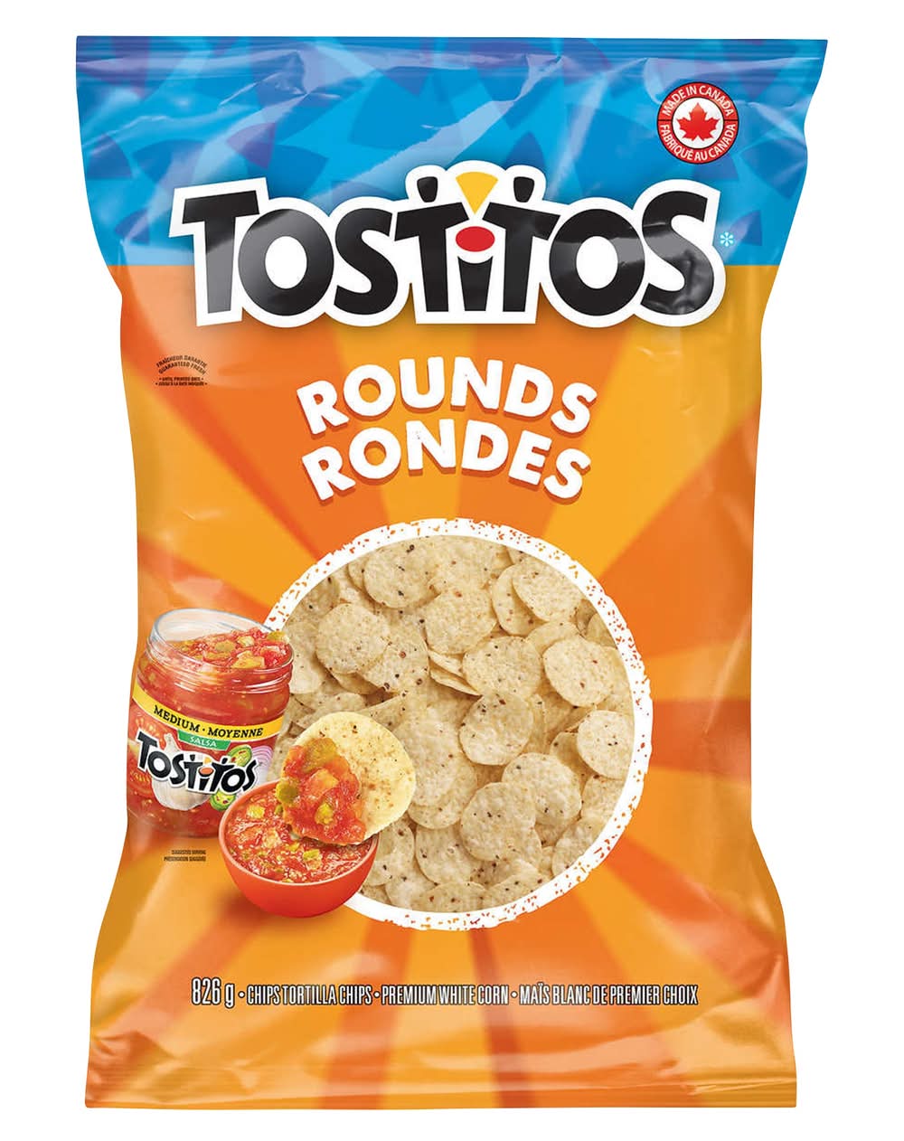 Tostitos - Chips Tortilla Rondes, 826 G / Tostitos Rounds Tortilla Chips, 826 G