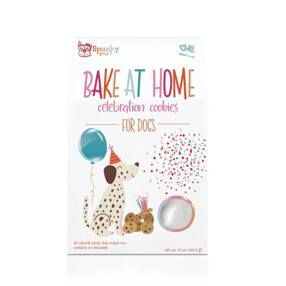 Spunky Pup Bake-At-Home Celebration Cookies For Dogs, 12 Oz