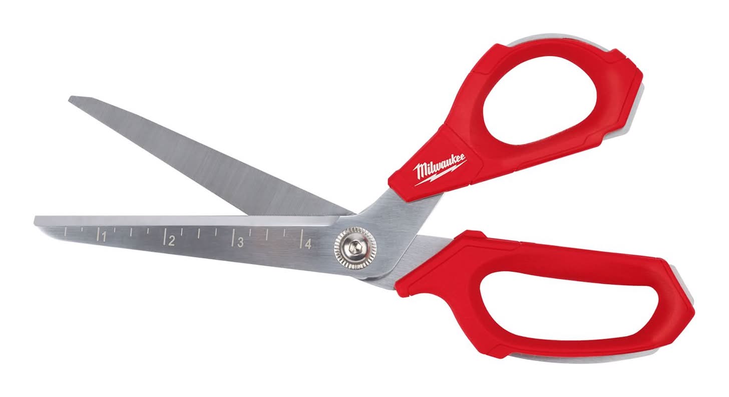 Milwaukee 9.3 In. Iron Carbide Smooth Offset Jobsite Scissors 1 Pc