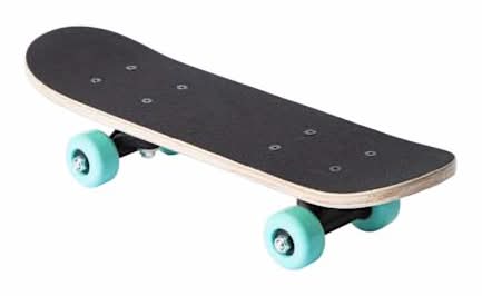 Printed Skateboard 17in Dog