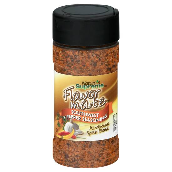 Nature's Supreme Flavor Mate Southwest 7 Pepper Seasoning