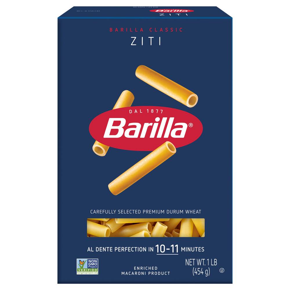 Barilla Ziti Pasta (1 lbs)