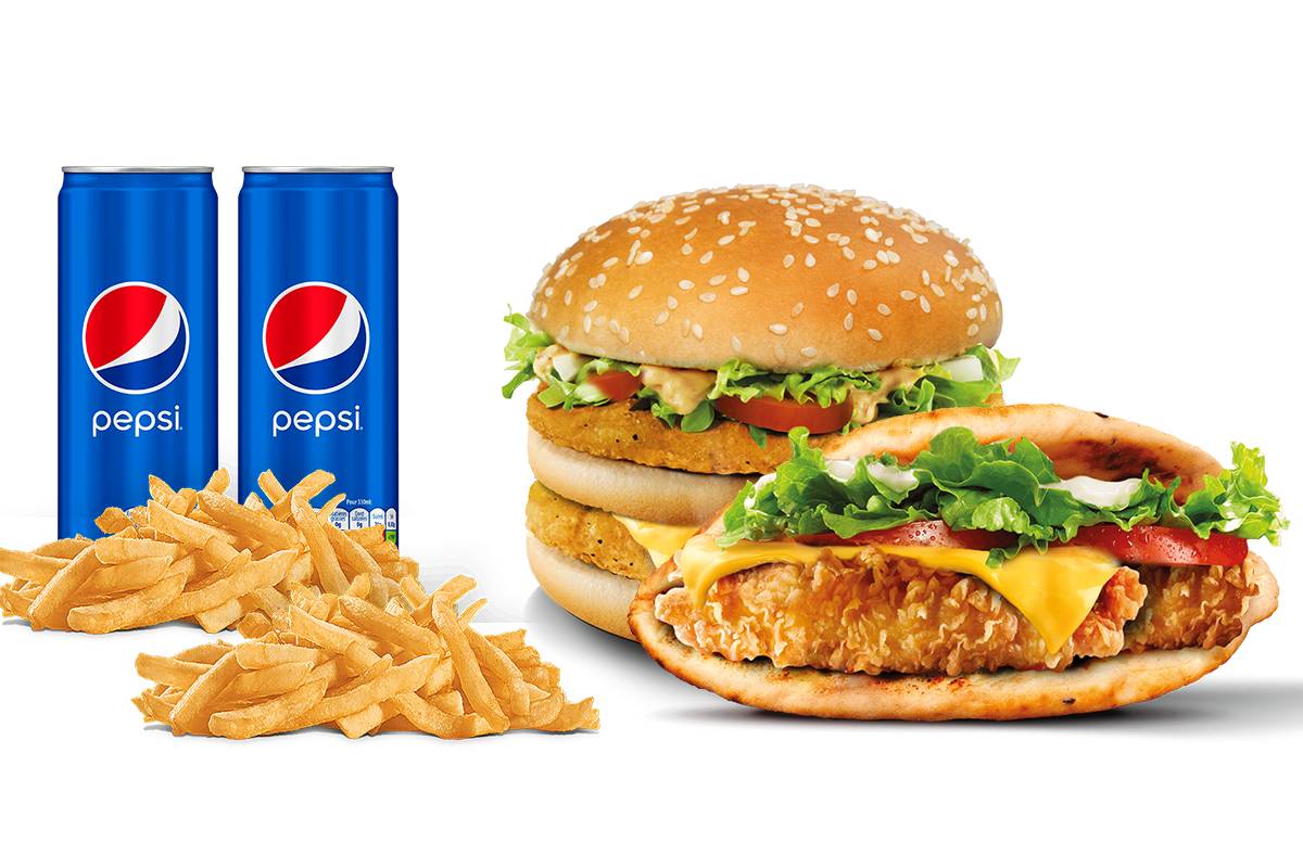 🍔🍔 Menu mythic chicken + Menu arabica chicken 🍔🍔