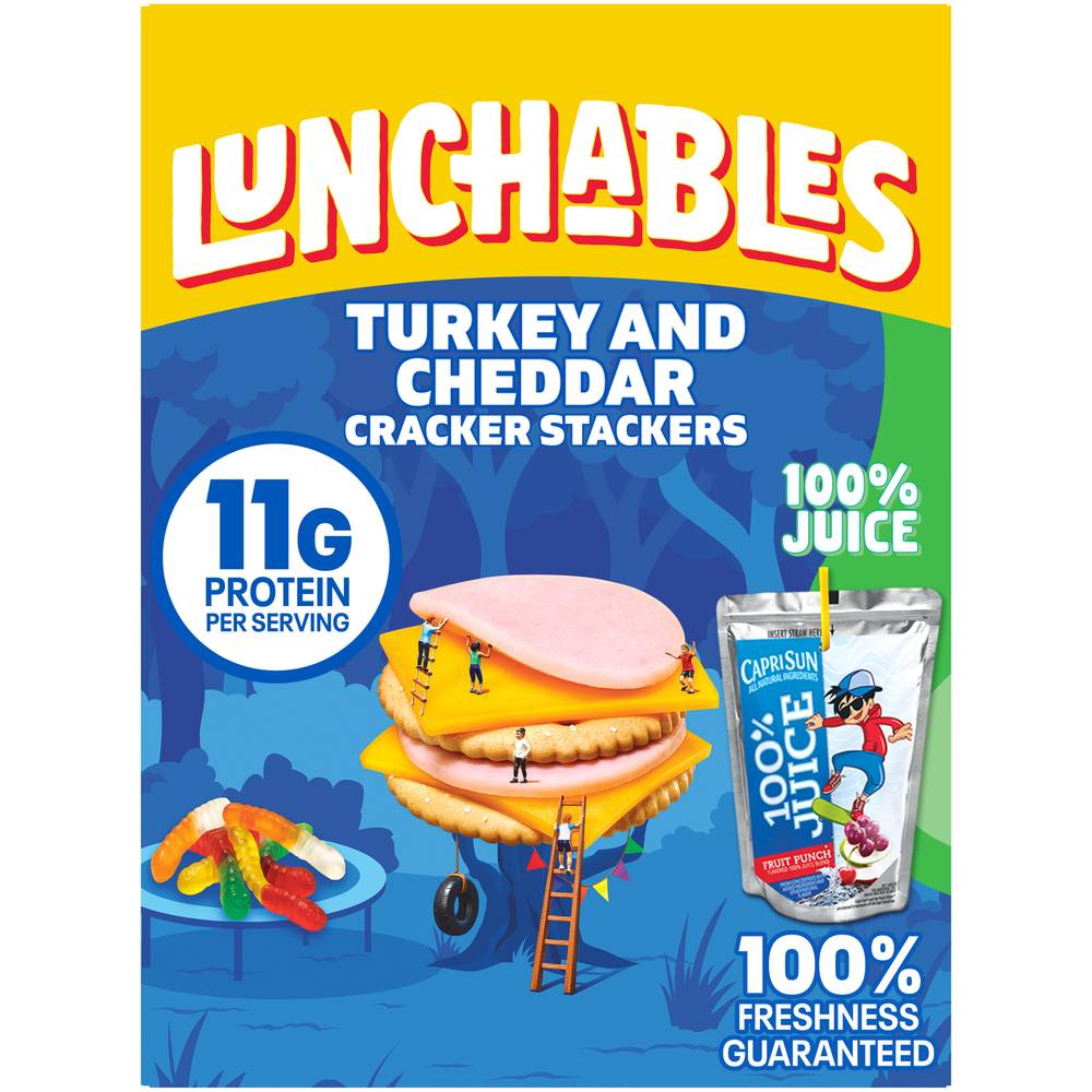 Lunchables Turkey and Cheddar Cracker Stackers (5.9 lbs)