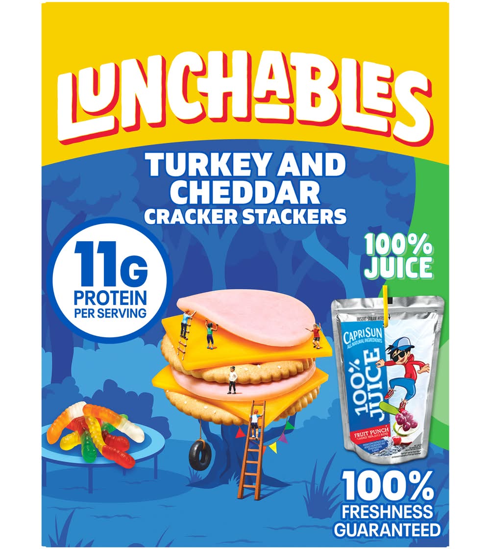 Lunchables Cracker Stackers, Turkey & Cheddar (9.46 oz)