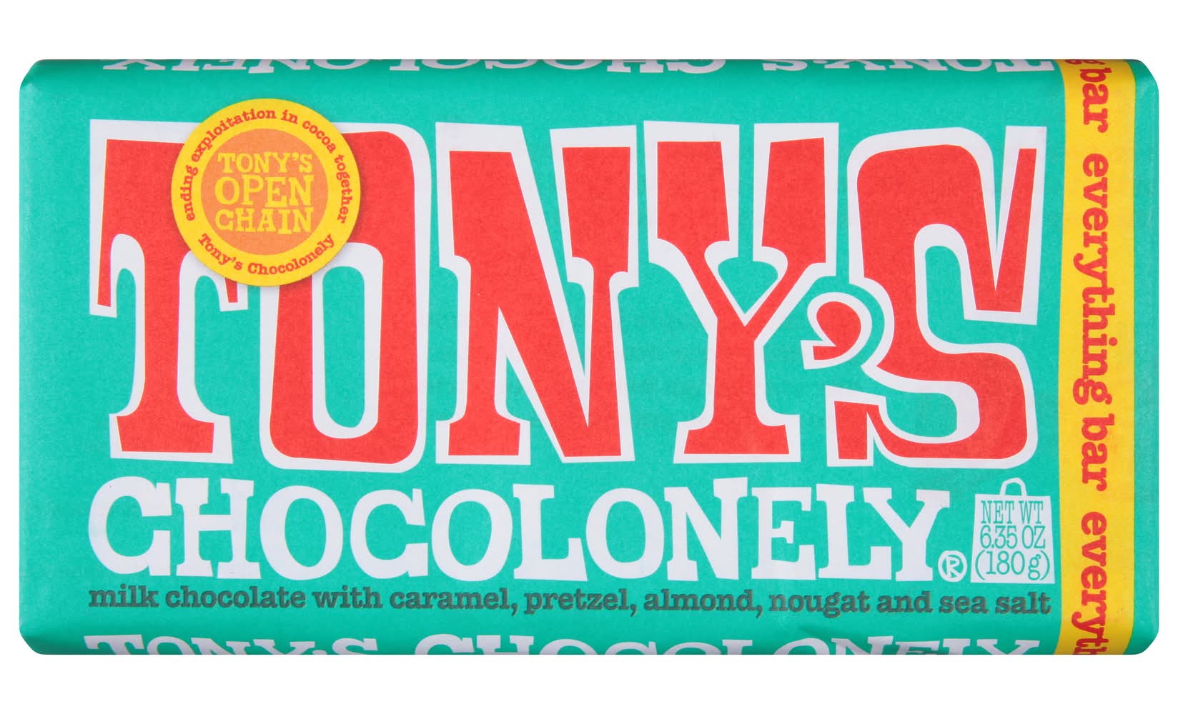 Tony's Chocolonely Everything Chocolate Bar (6.35 oz)