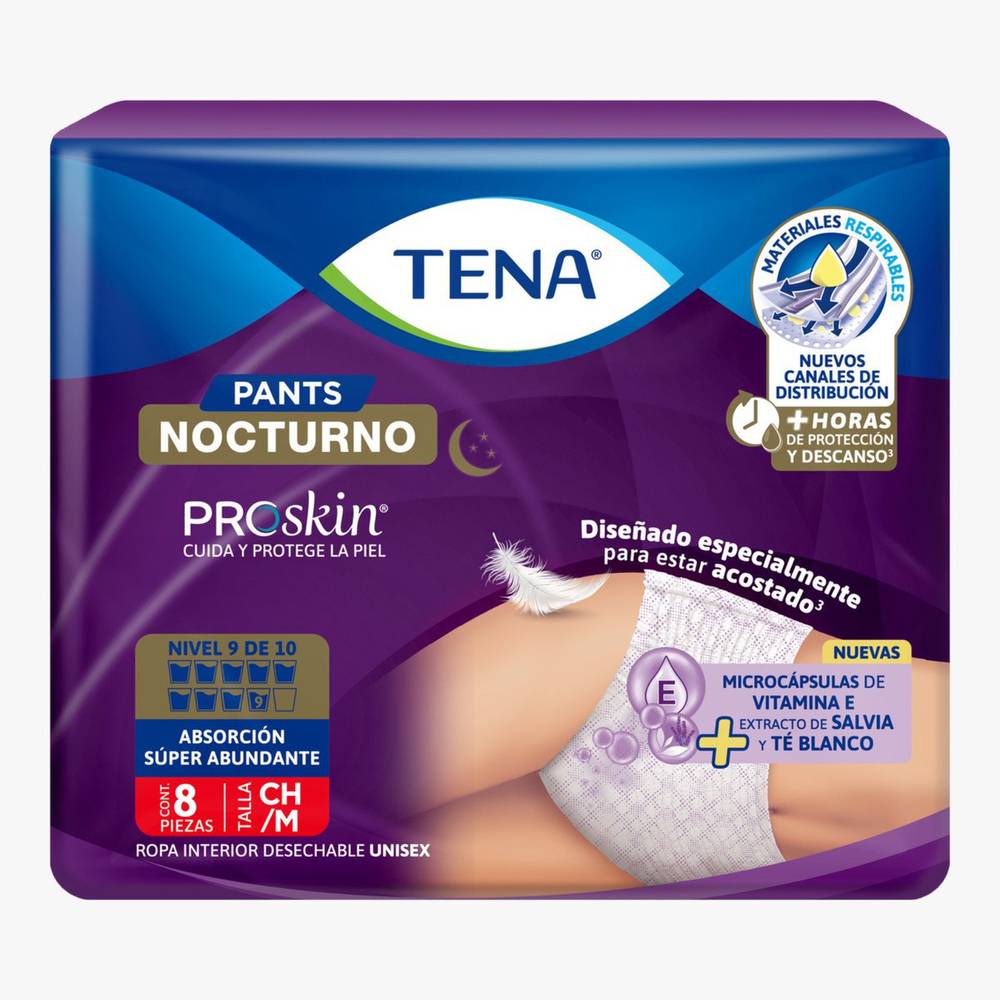 Tena · Pants nocturnos, CH - M (8 un)