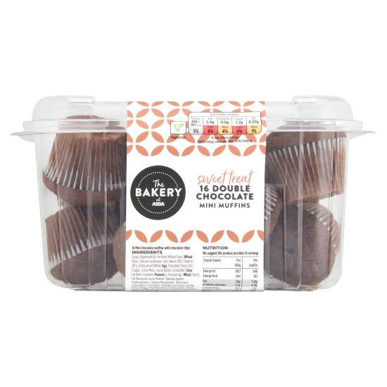 ASDA The Bakery Double Chocolate Mini Muffins