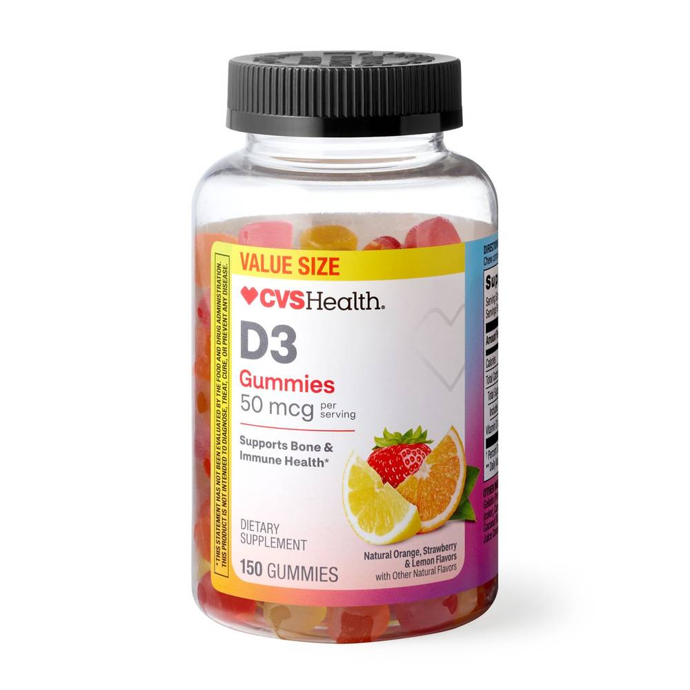 Cvs Health Vitamin D3 Gummies, 150 Ct