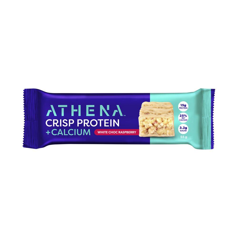 Athena Protein Crisp + Calcium Bar Choc Raspberr 55g