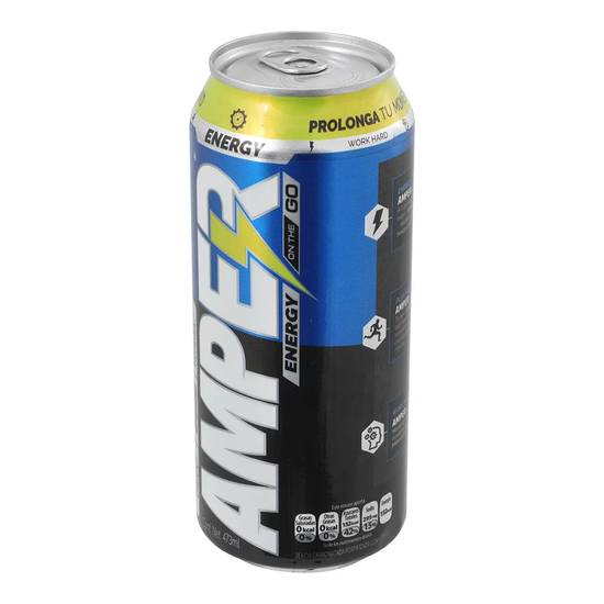 Amper bebida energizante guaraná (lata 473 ml)