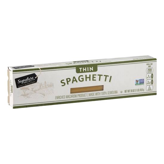Signature Select Thin Spaghetti Pasta (16 oz)
