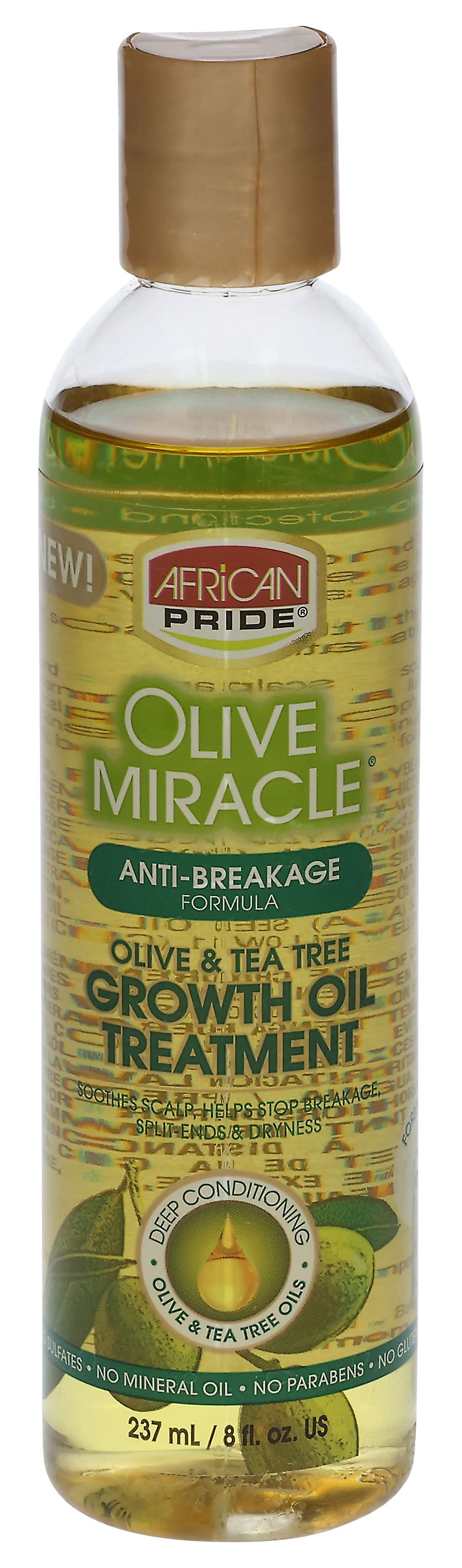 African Pride Olive & Tea Tree Hair Growth Oil (8 fl oz)