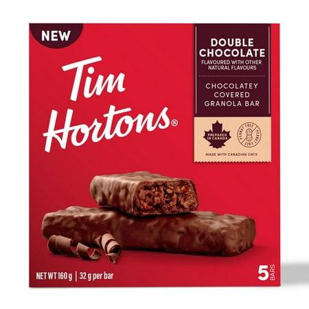 Tim Hortons Granola Bar, Double Chocolate (160 g, 5 ct)