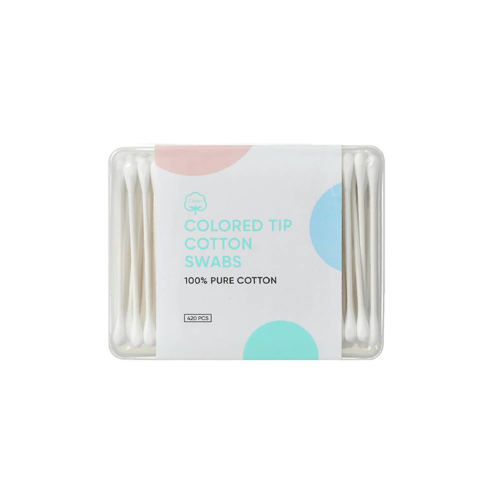 Miniso cotonetes de algodón (paquete 420 piezas)