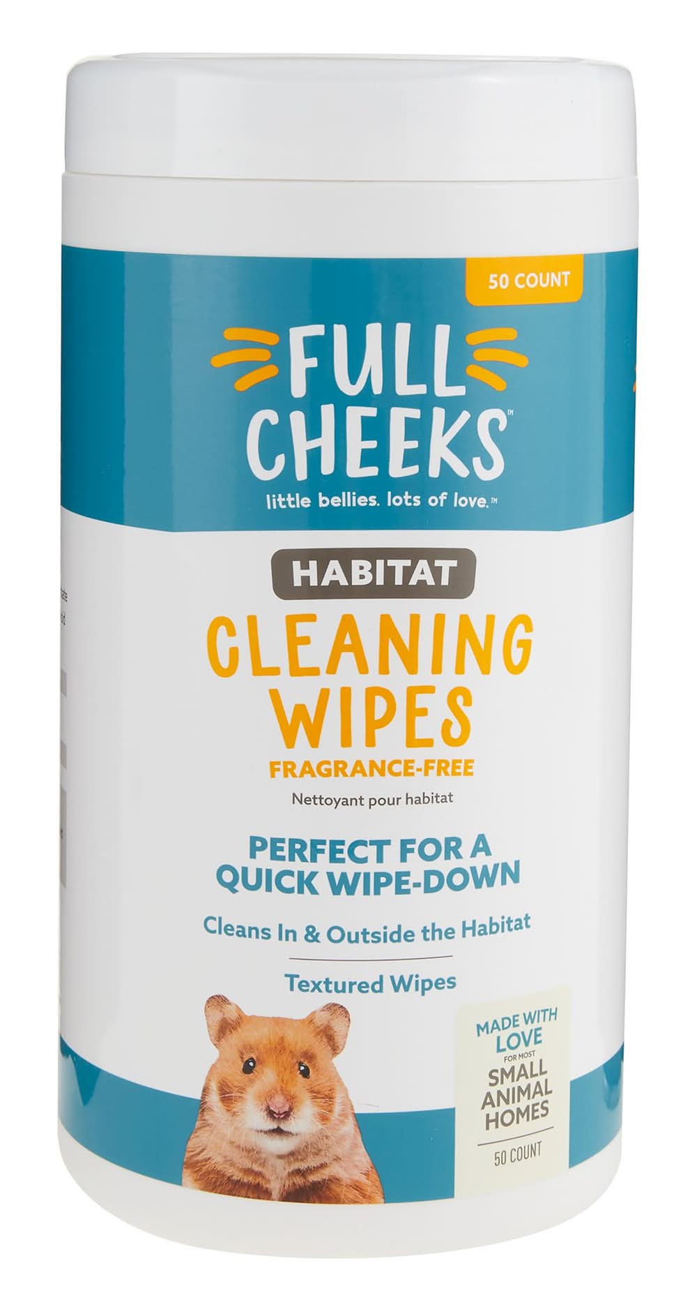 Full Cheeks™ Small Pet Habitat Cleaning Wipes