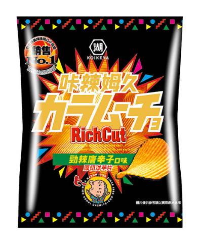 卡辣姆久厚切勁辣唐辛子洋芋片28g