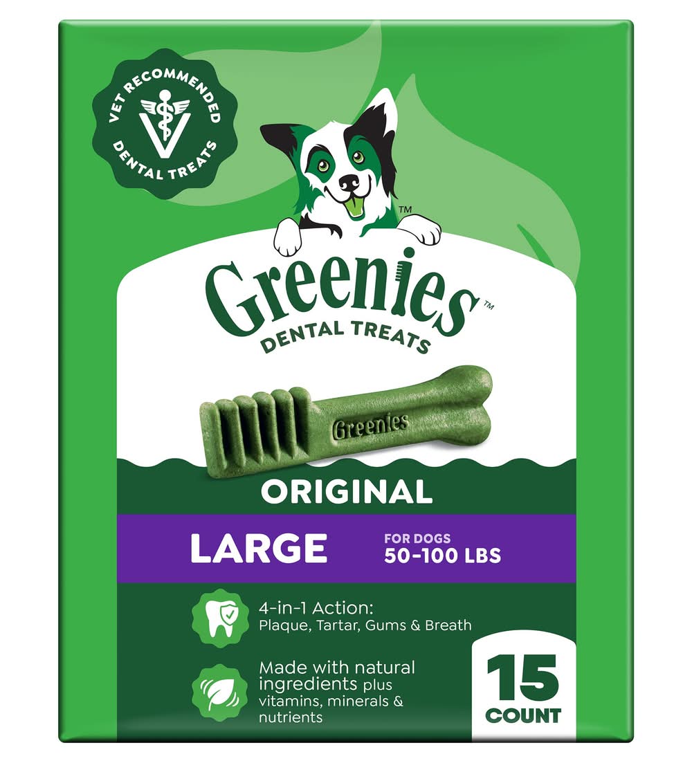Greenies™ Adult Large Dog Dental Treats - Natural, Oral Health, Original