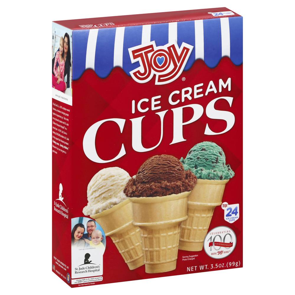 Joy Ice Cream Cups (3.5 oz)