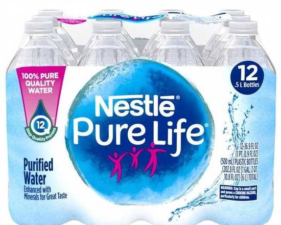 Nestle Pure Life Water, 12 pk Case