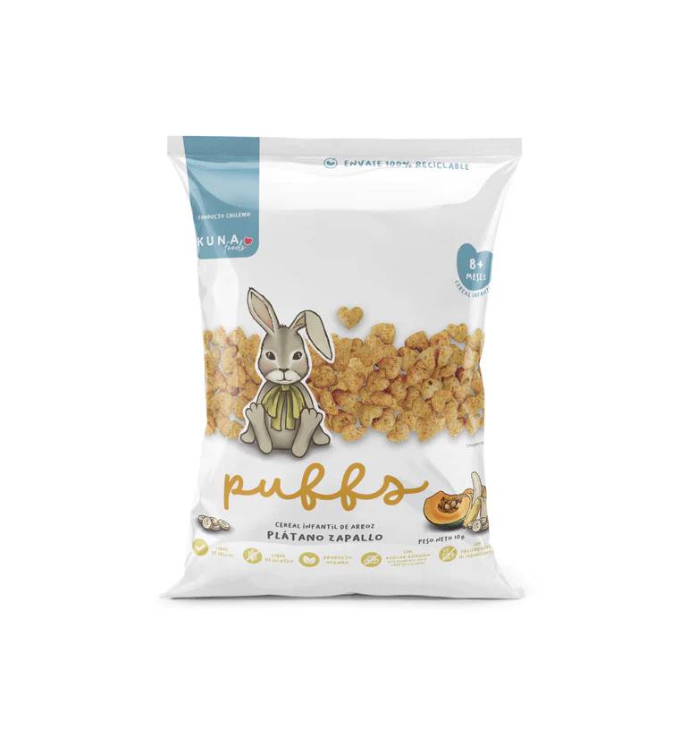 Kuna foods · Cereal puffs plátano zapallo (10 g)