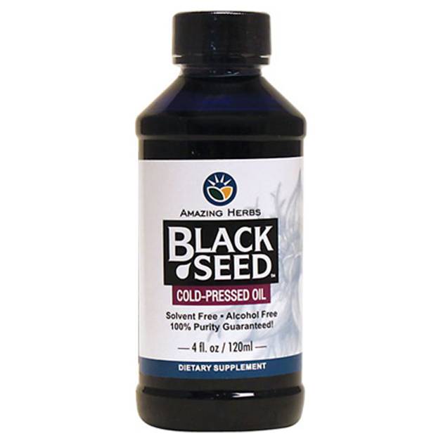 Amazing Herbs 100% Pure Cold-Pressed Black Cumin Seed Oil