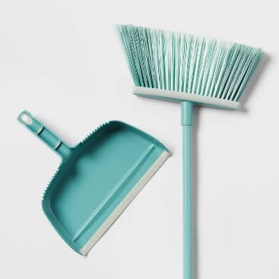 up&up Angle Floor Broom with Dust Pan - Thumbnail 5