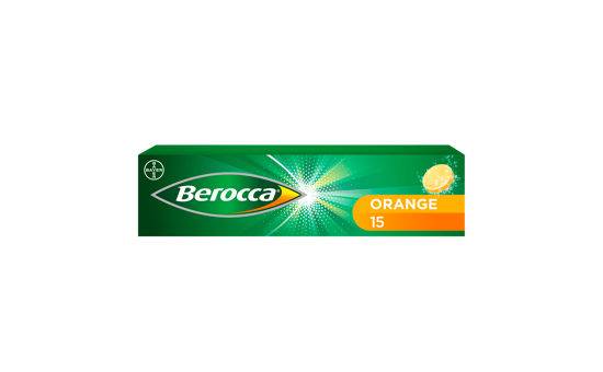 Berocca Orange Flavour Sugar Free 15pk
