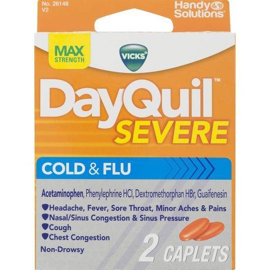 DayQuil Severe Cough Cold & Flu Relief Max Strength (2 ct)