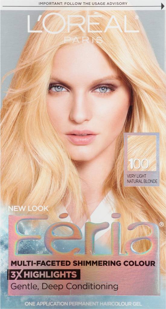 L'oreal Very Light Natural Blonde 100 Haircolour Gel